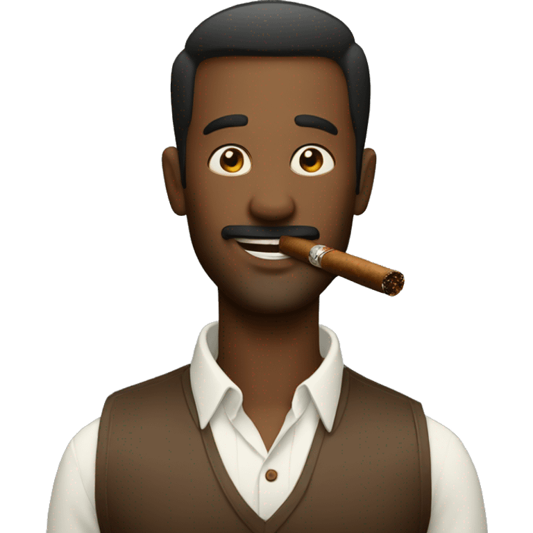 Alpha man with cigars emoji