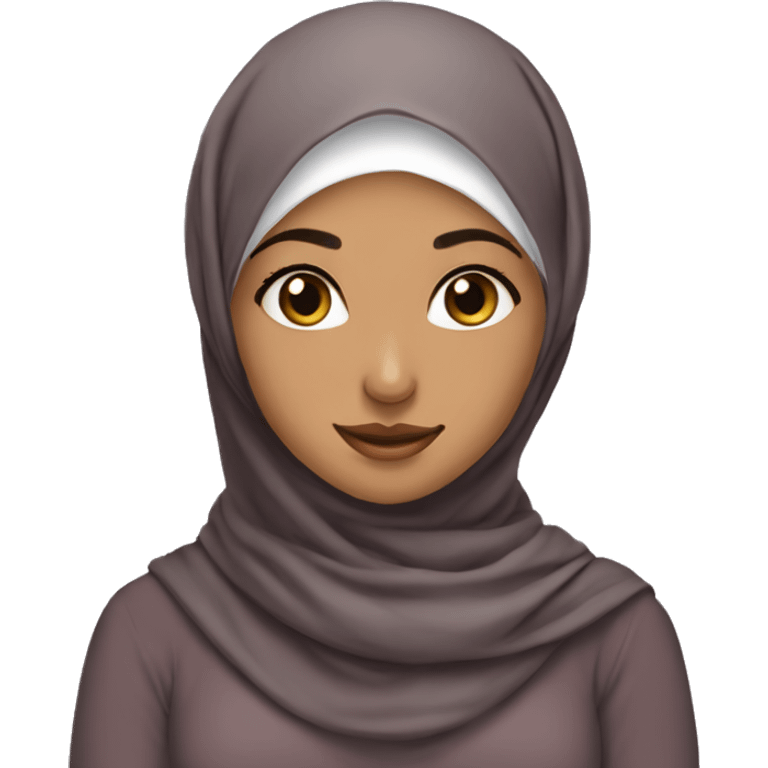 Hijabi cute girl emoji