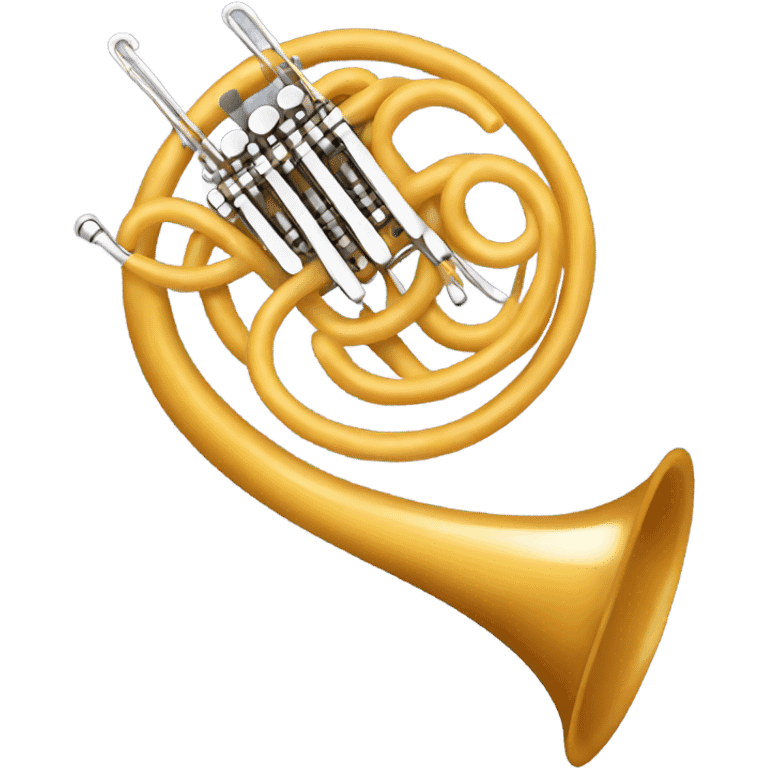 spaghetti french horn emoji