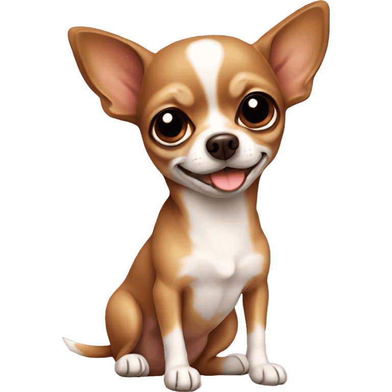 cute brown chihuahua emoji