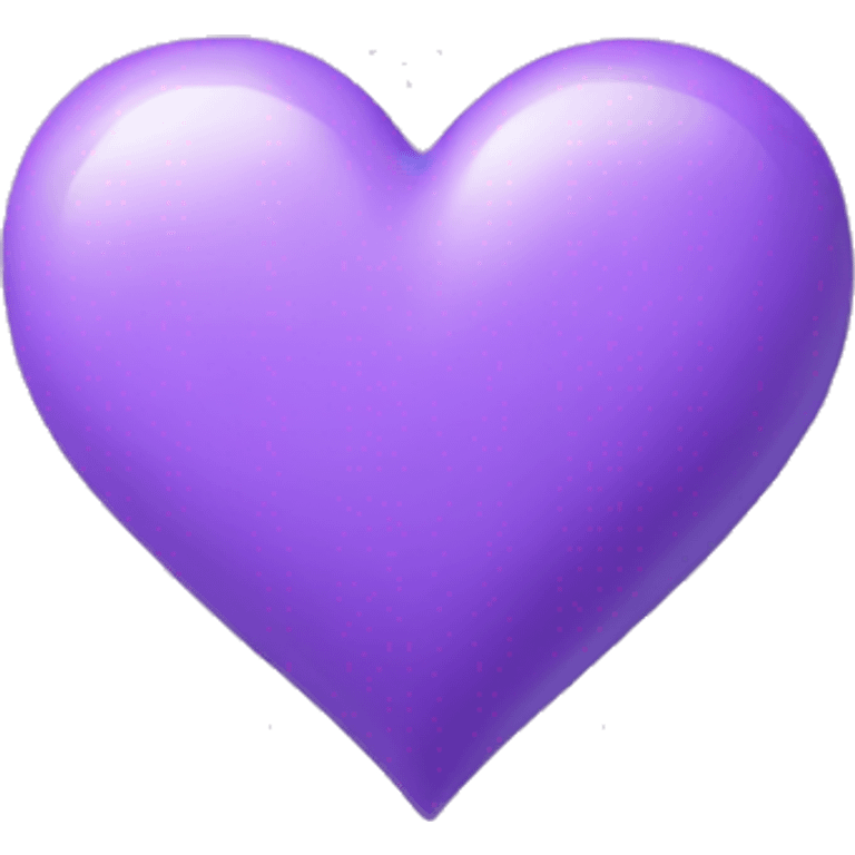 Heart purple pastel emoji