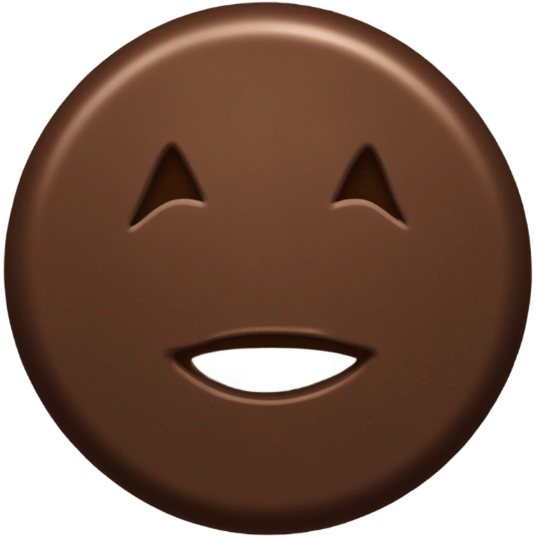 Circle chocolate emoji