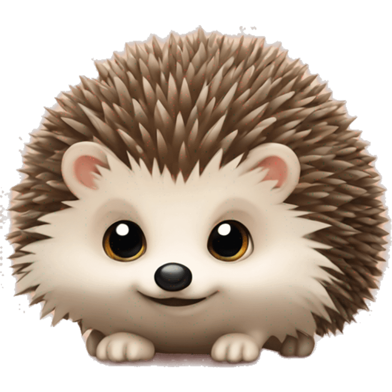 hedgehog with a bow emoji