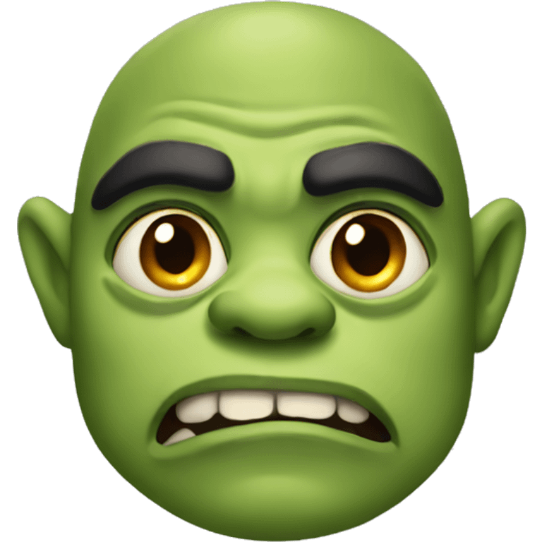 ogre with makeup emoji