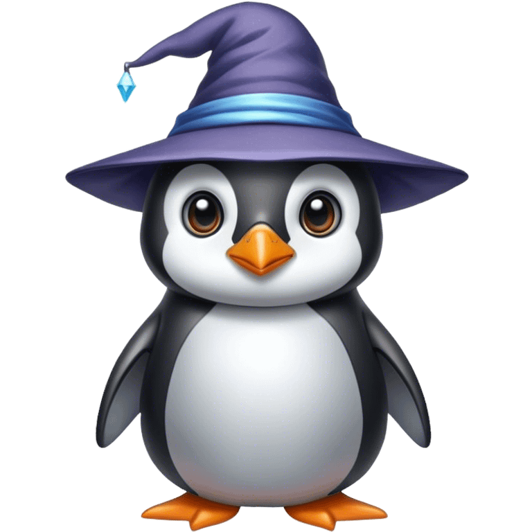 Penguin Wizard emoji