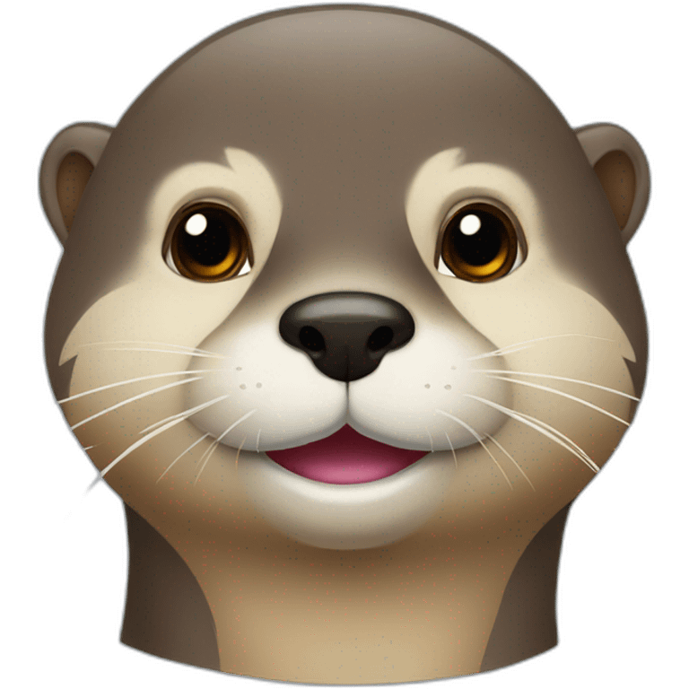 Loutre avec Moustache emoji