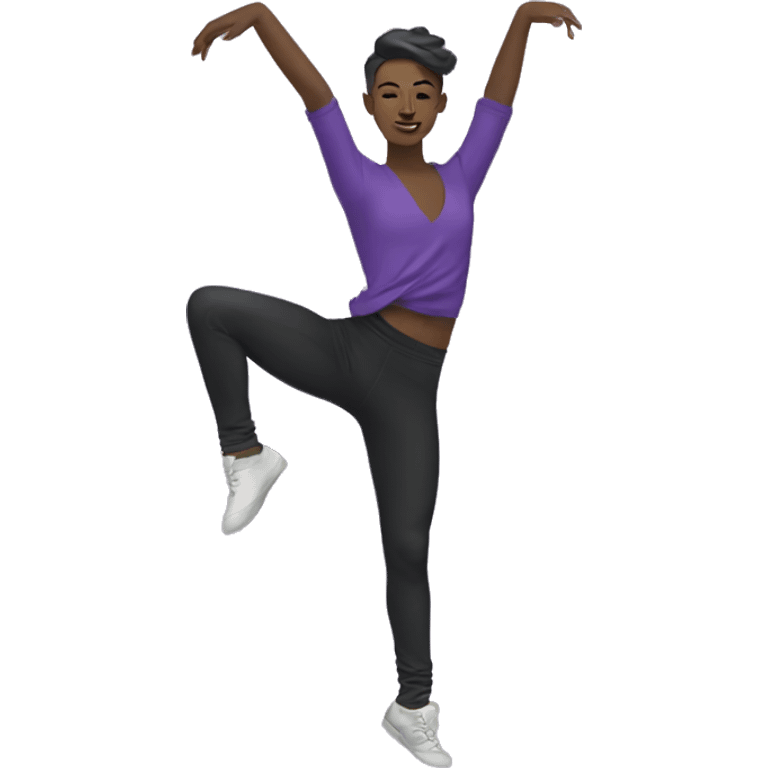 Non binary dancer emoji