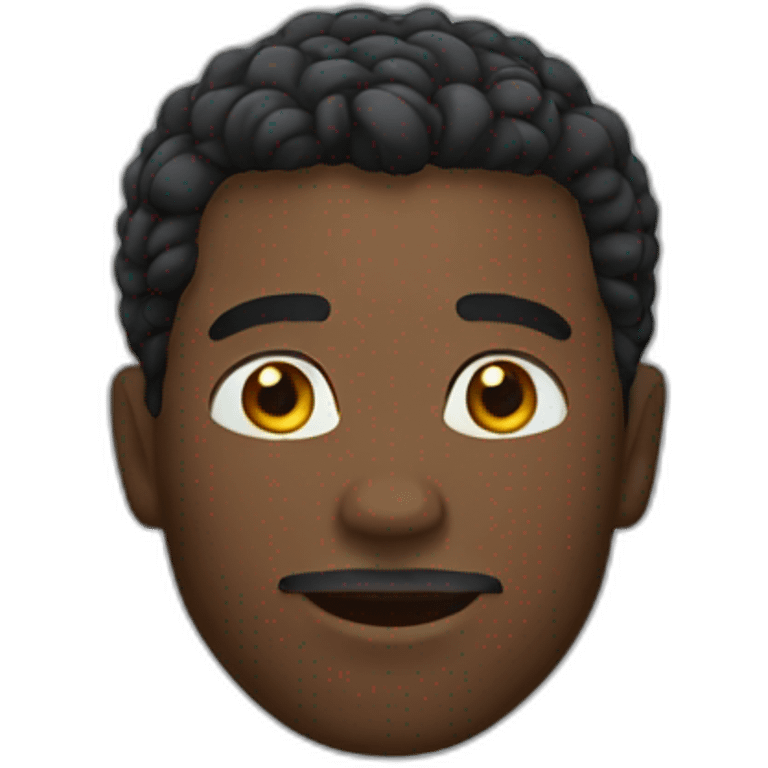 Black man emoji