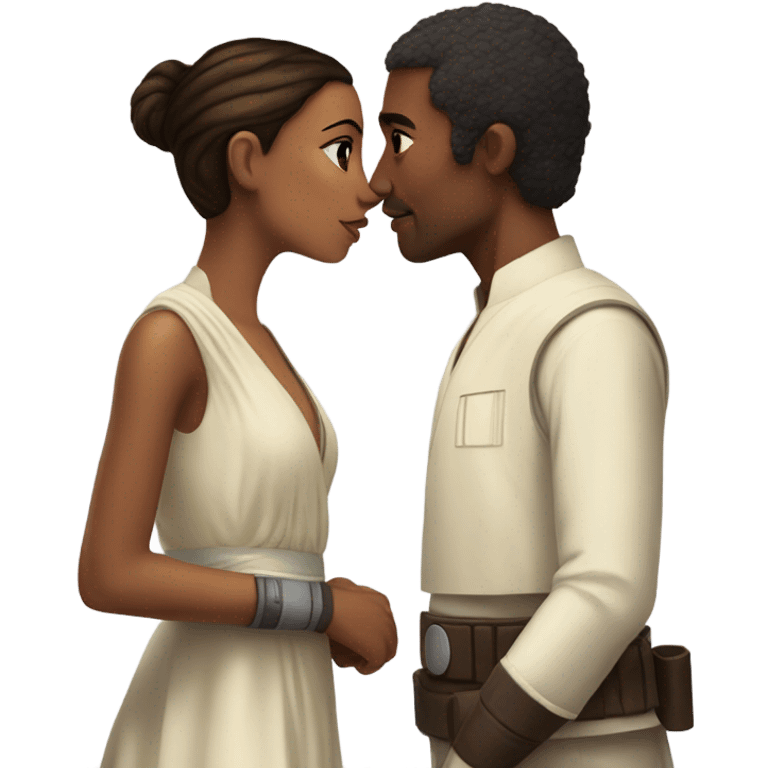 Star wars kissing emoji