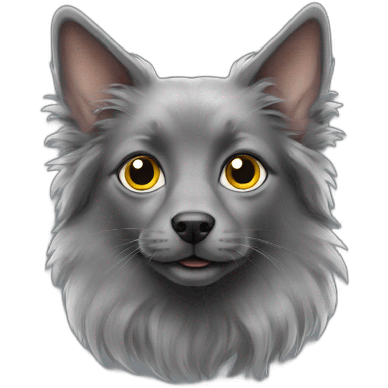 cute Nebelung emoji