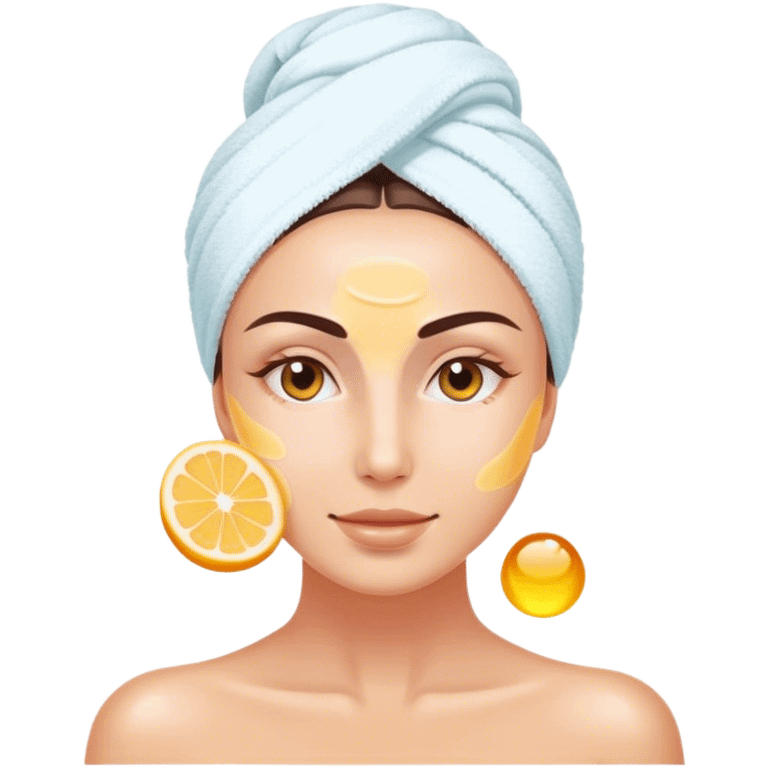 Spa day facial emoji