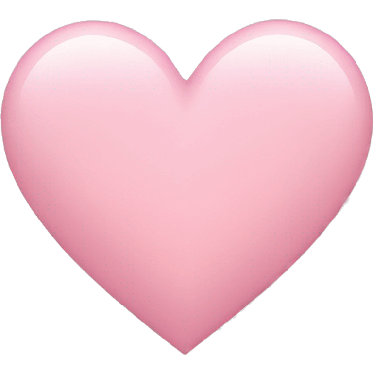 light pink heart emoji