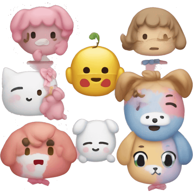 sanrio friends emoji