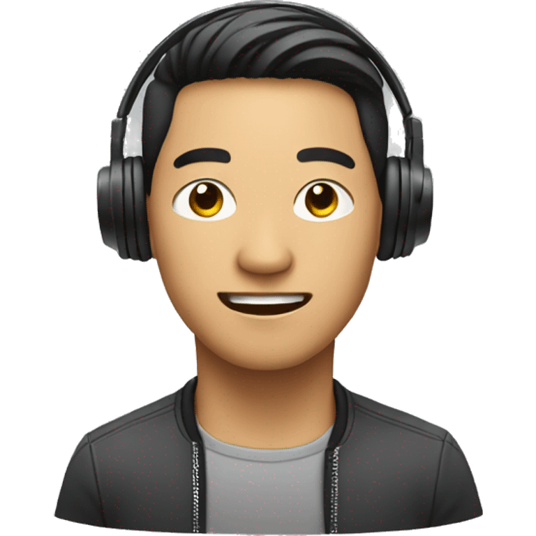 asian guy disk jockey emoji