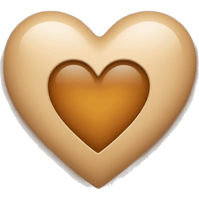 Tan heart with a N emoji