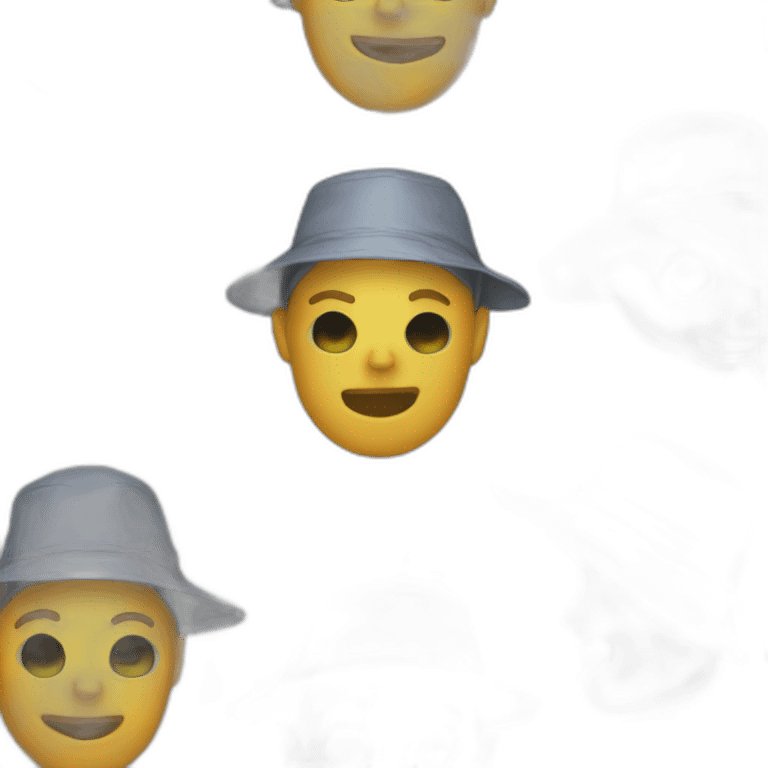 Bucket hat emoji