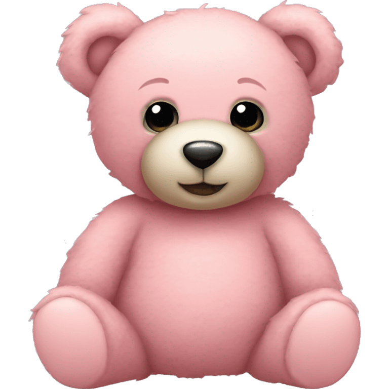 Teddy bear pastel pink t-shirt emoji