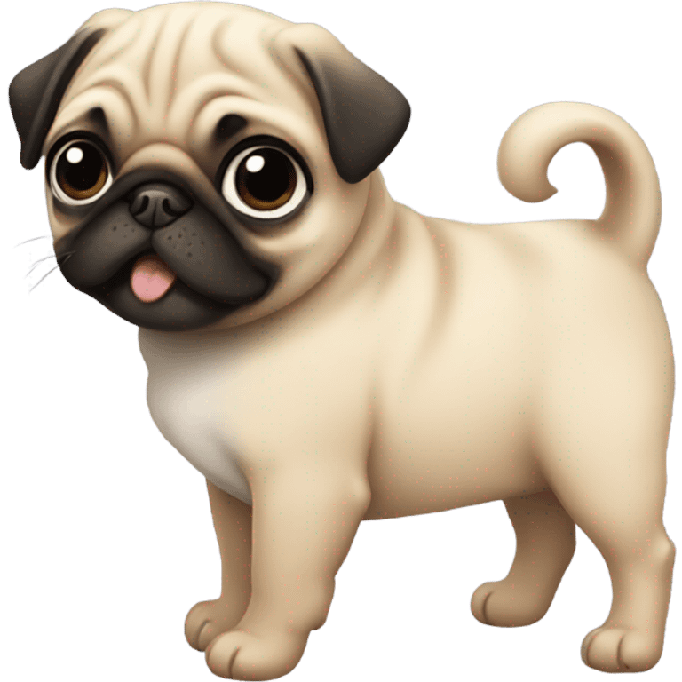 Baby pug emoji