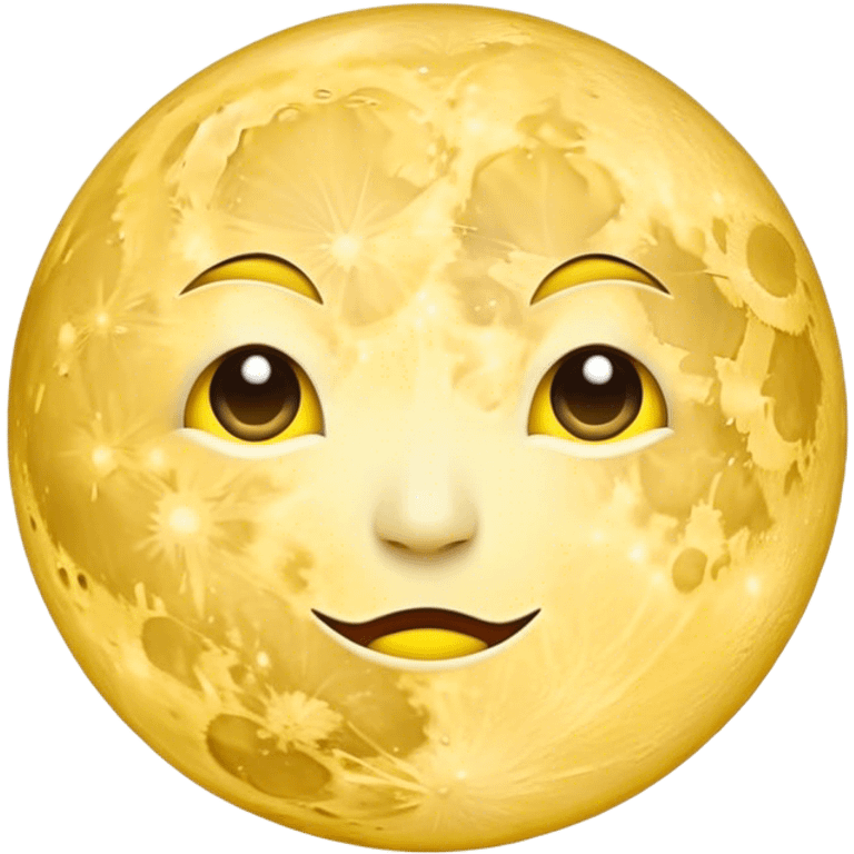 Full moon emoji