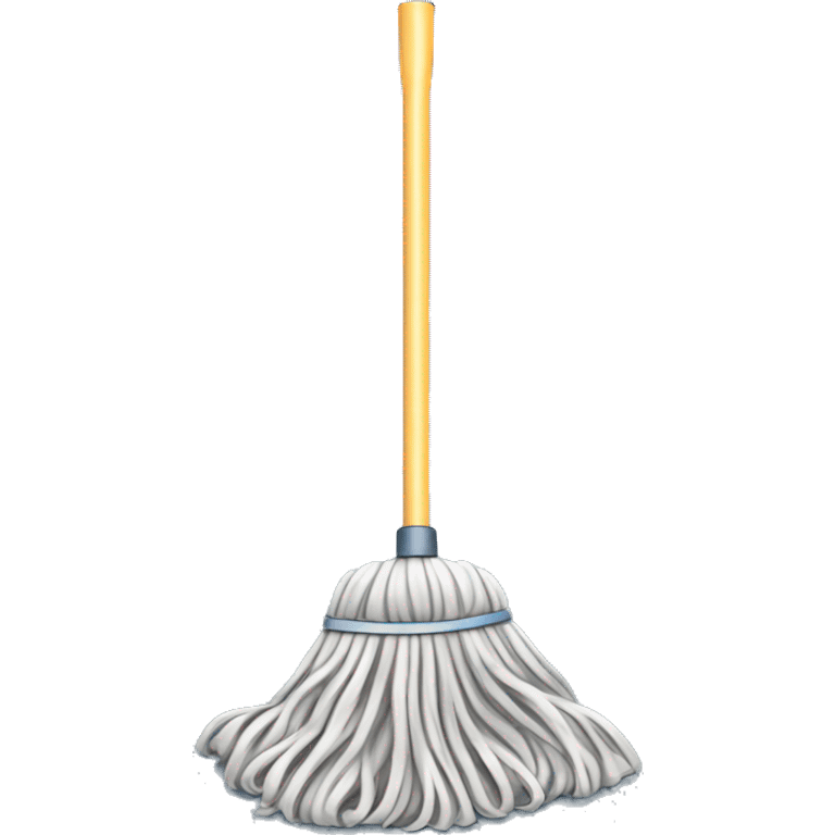 Isolated realistic house mop emoji