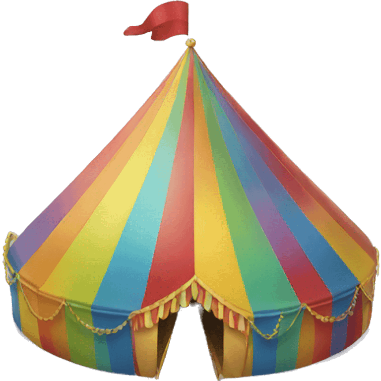 rainbow big top emoji