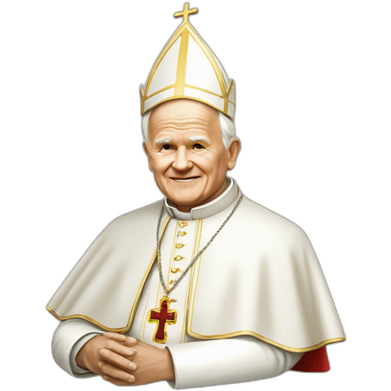 Pope John Paul II emoji