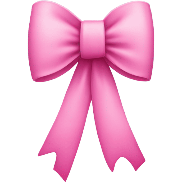 A pink bow  emoji