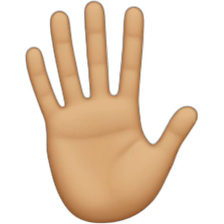 4 fingers emoji