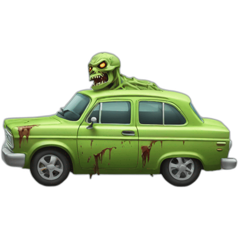 zombie car emoji