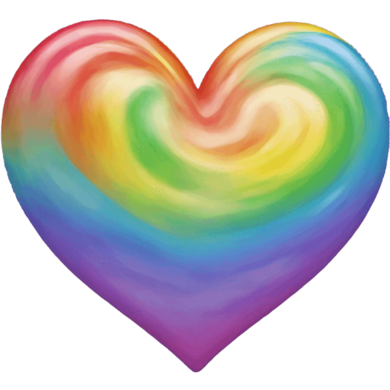 Rainbow heart emoji