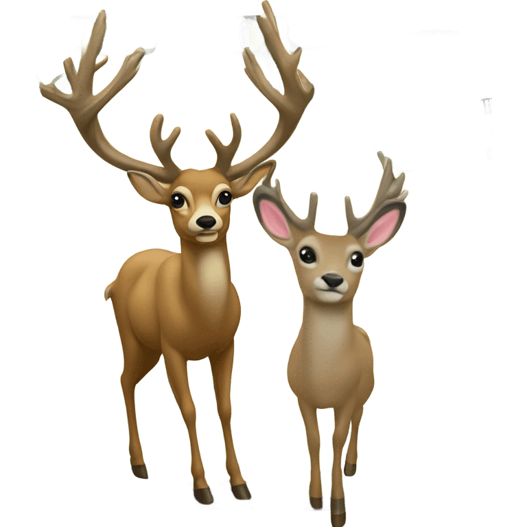 money and deer emoji