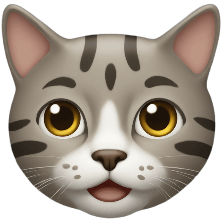 Un chat qui bois emoji