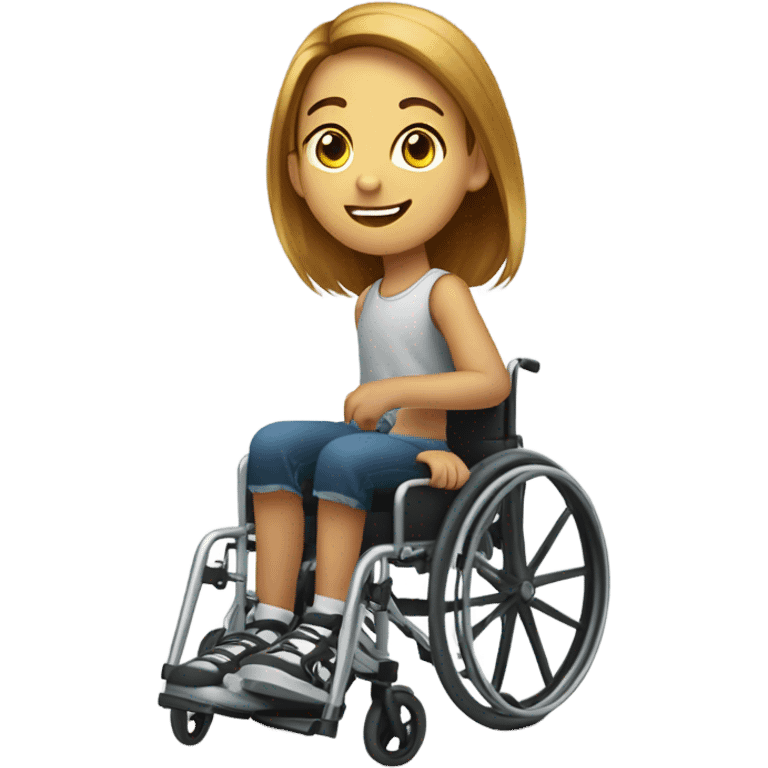 Handicap teenager emoji