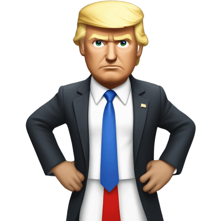 Donald trump saving the world emoji