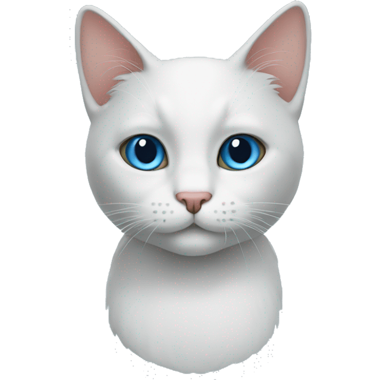 Cat blue emoji