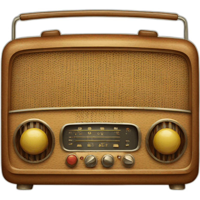 vintage radio emoji