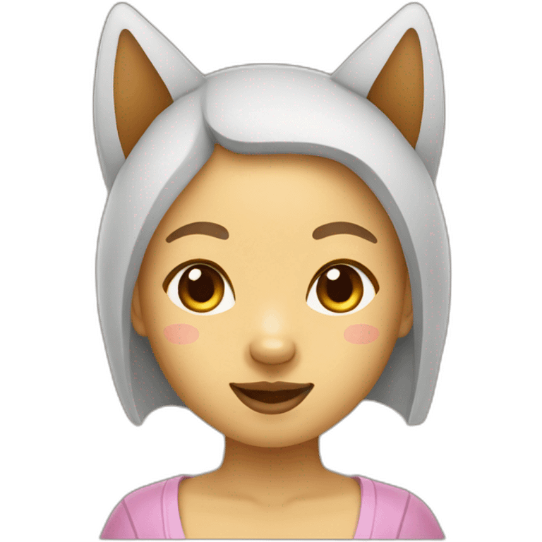 Shiba ini woman emoji