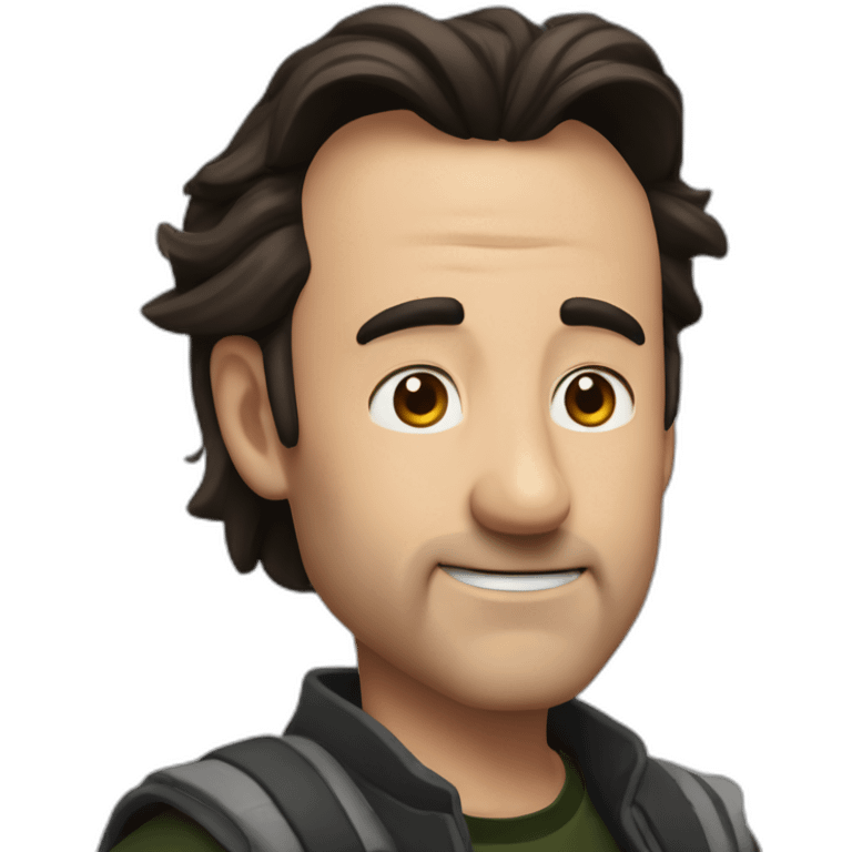 jonh cusack con nariz torcida a la derecha emoji