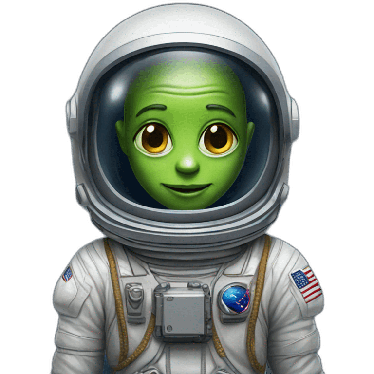 Alien astronauts emoji