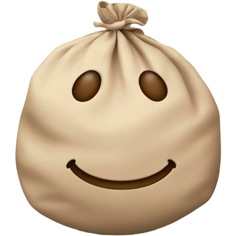 2 balls in a skin color bag emoji