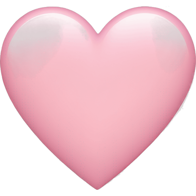 Light pink heart emoji