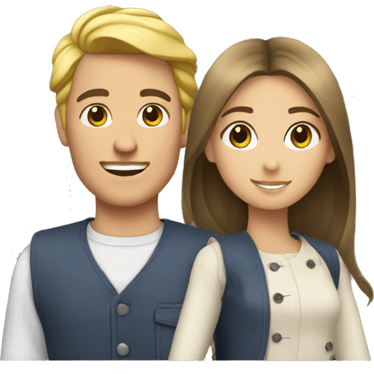 Ken with a girl emoji