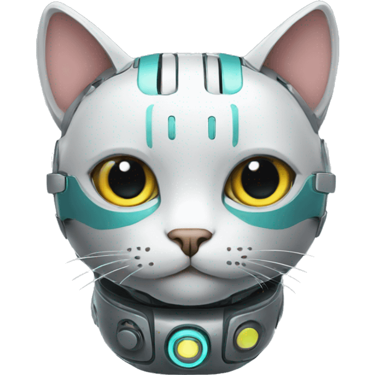 Cat robot emoji