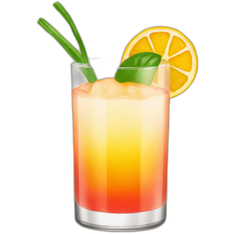 Tequila sunrise  emoji