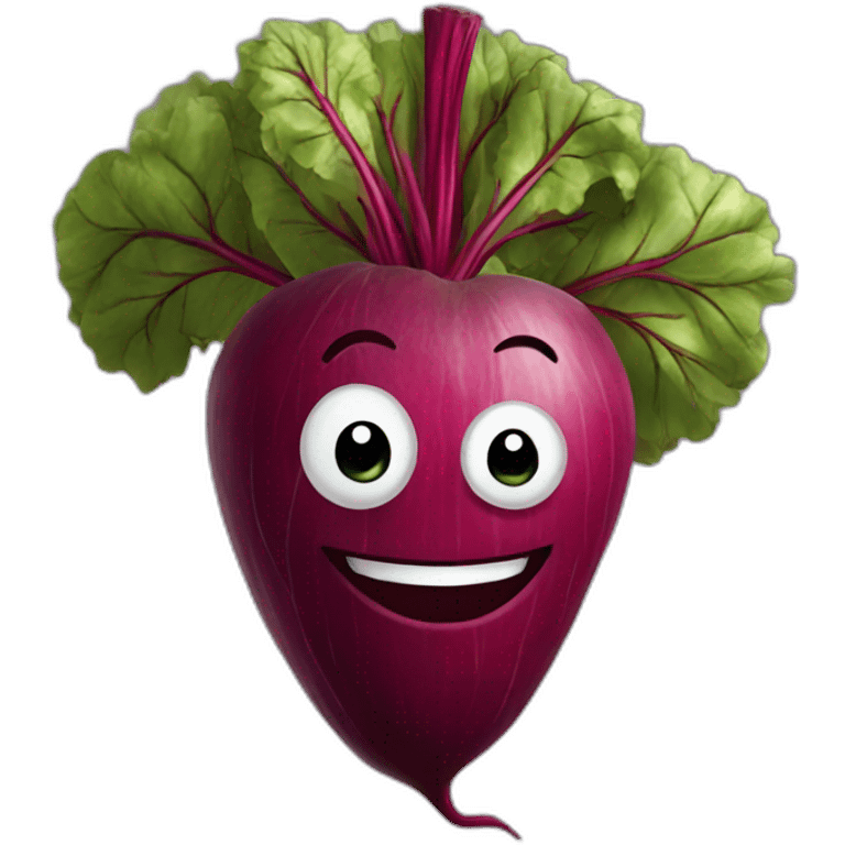 smiling beetroot face emoji