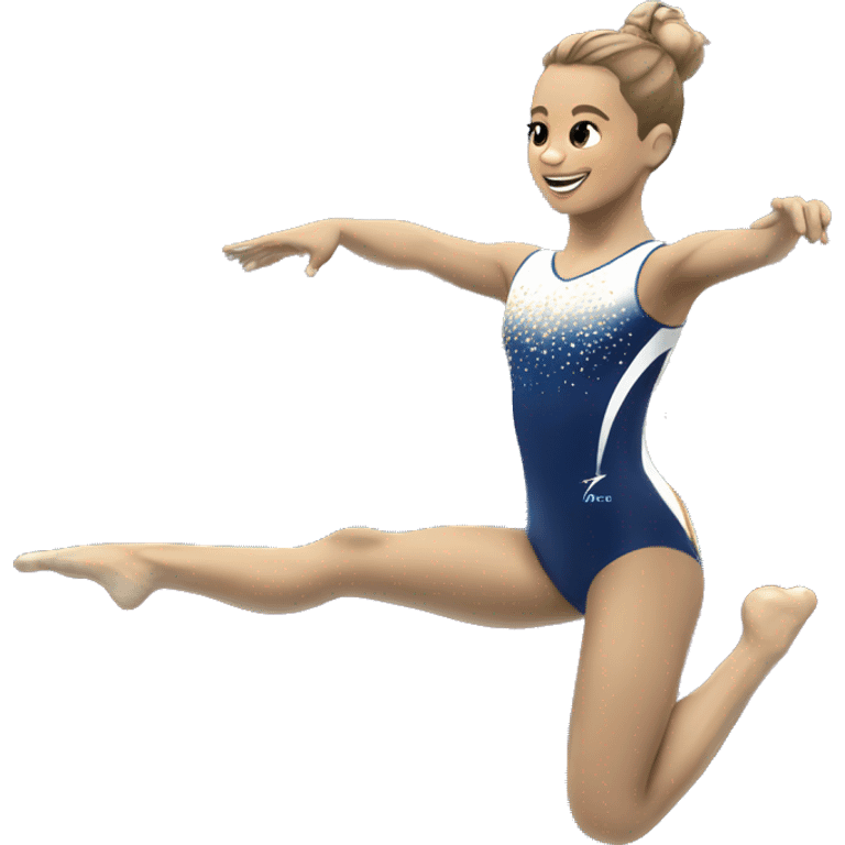 Gymnast on vault  emoji