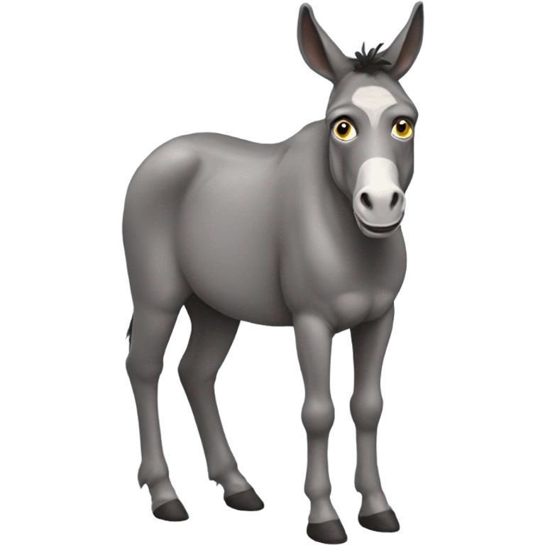 Blind donkey emoji