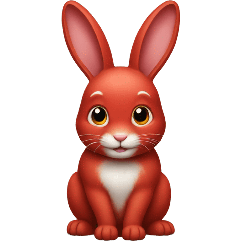 Red rabbit emoji