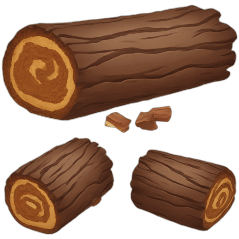 log cake emoji