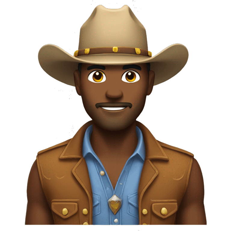 Hot cowboy emoji